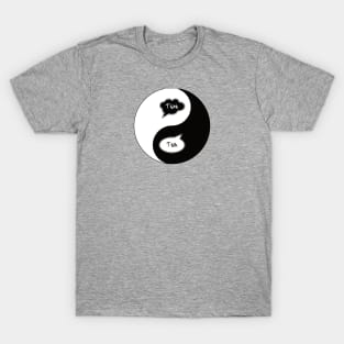 Think - Talk as Yin - Yang T-Shirt